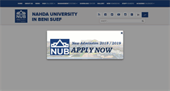 Desktop Screenshot of nahdauniversity.org